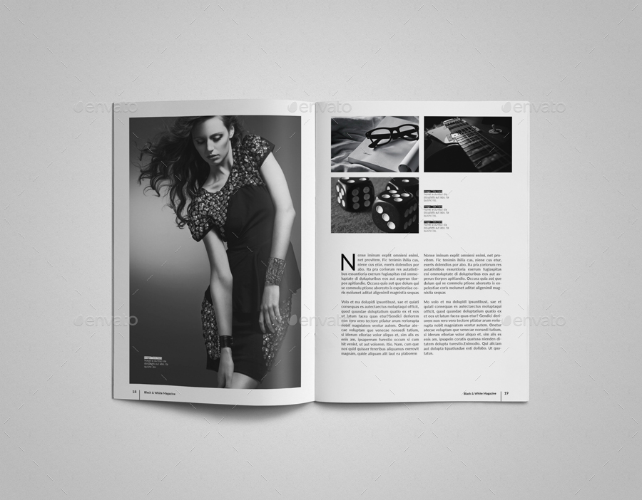 Simple & Clean Magazine Template III by uloel GraphicRiver